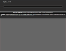 Tablet Screenshot of iybu.com